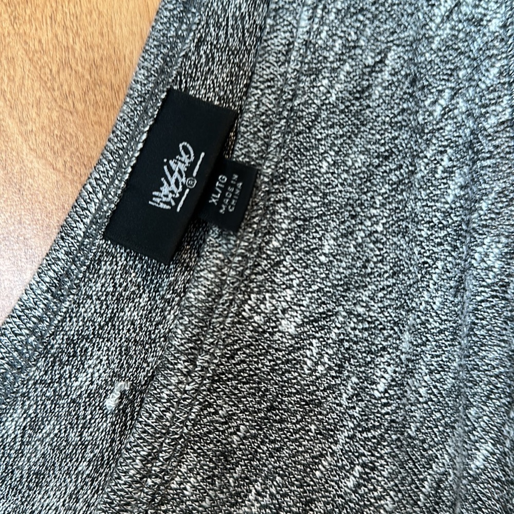 Gray knit summer tank dress - Picture 2 of 5